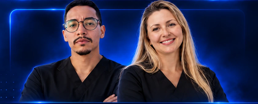 Rafa — Desenvolvimento Comercial; Amanda — Processos e Auditoria Comercial